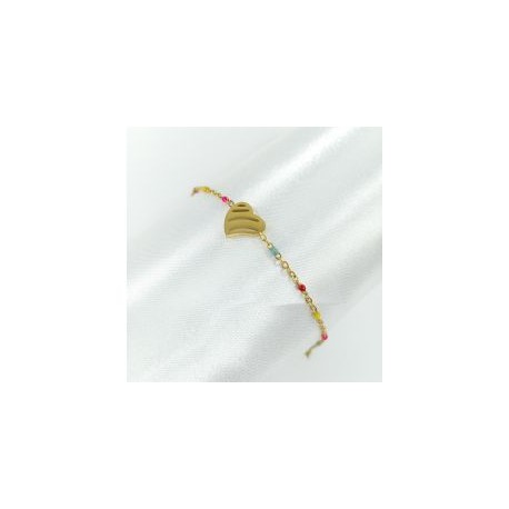 PULSERA DE ACERO-MULTICOLOR