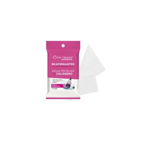 TOALLITAS DESMAQUILLANTES AGUA MICELAR + COLAGENO BY APPLE