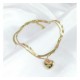 PULSERA-TOBILLERA DIJE DE CORAZON