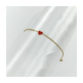 PULSERA CON DIJE DE CORAZÓN