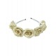 DIADEMA DORADA DE 7 FLORES