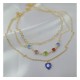 CHOKER PIEDRAS MULTICOLOR