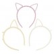SET DIADEMA OREJAS DE GATO