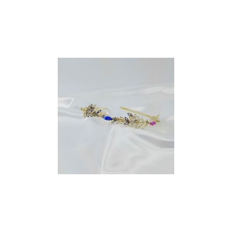 DIADEMA HOJAS METALICAS